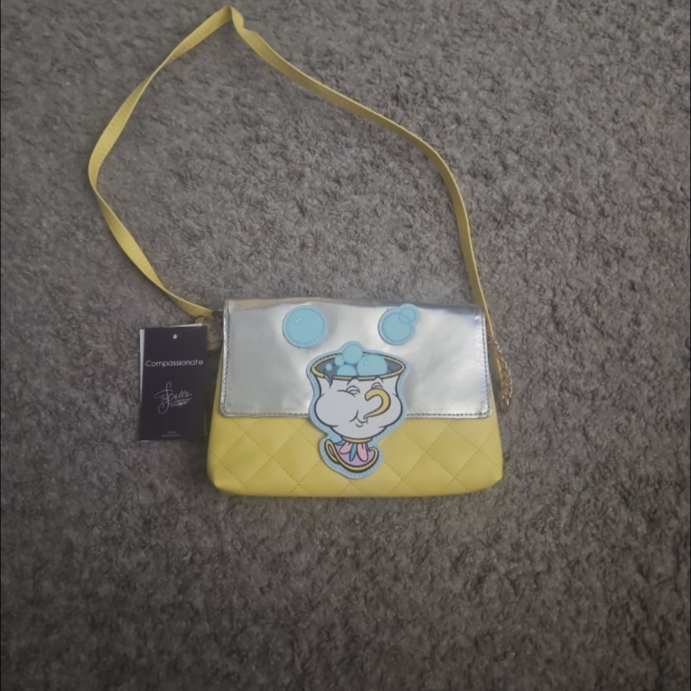 Beauty & the Beast Chip Quilted Crossbody Bag